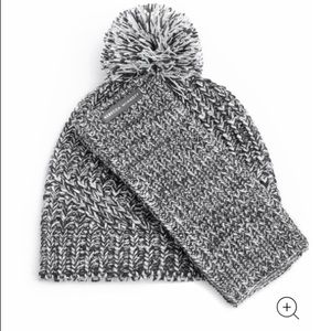 REBECCA MINKOFF Beanie and Arm Warmer Set